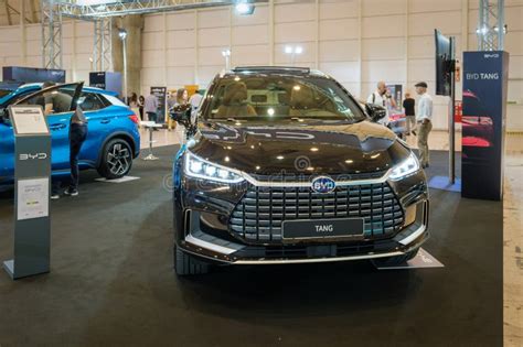 Byd Tang Electric Awd Seater Performance Suv Car Showcased At The