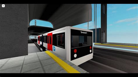 Roblox Automatic Subway Train Airport Line Ride From Terminal 2 To