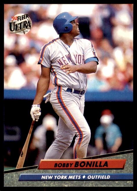 Ultra Bobby Bonilla New York Mets Ebay