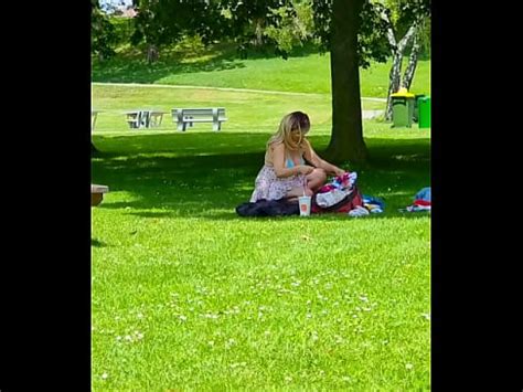 In Public Exhibitionist Milf Caught On Cam Huge Tits In A Microkini XNXX