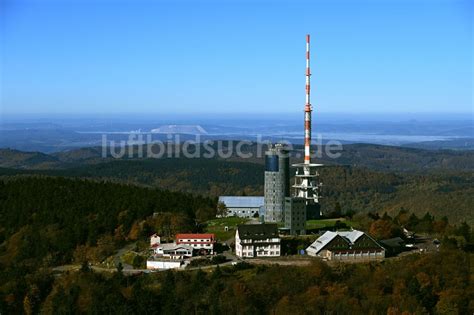 Luftaufnahme Brotterode Funkturm Und Sendeanlage Auf Der Kuppe Des