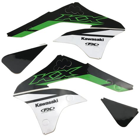 Factory Effex Kawasaki EVO 19 Series Green Shroud Graphics Kit 25