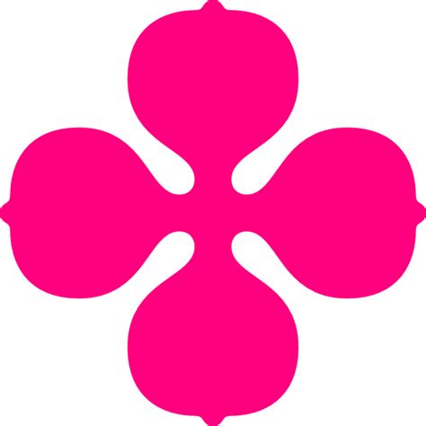 Pink Quatrefoil Clip Art At Vector Clip Art Online Royalty