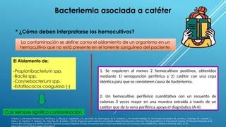 Bacteriemia Asociada A Cateterismo En Uci Pptx