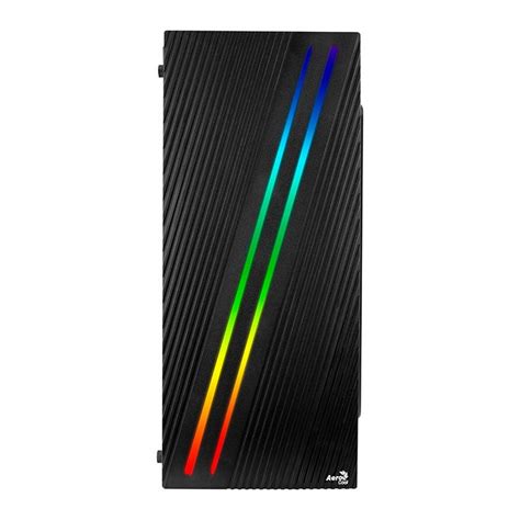 Gabinete Gamer Aerocool Streak V Rgb Mid Tower Lateral De Acrilico