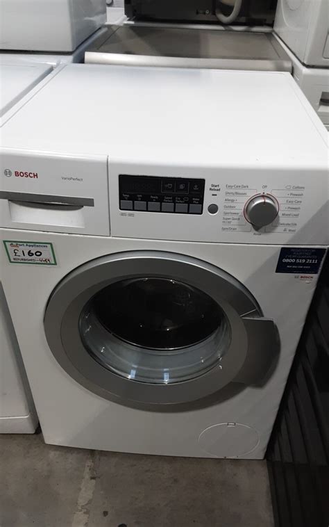 Bosch Varioperfect Kg Load Spin Washing Machine White