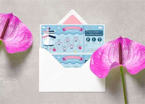 Boarding pass design on Behance