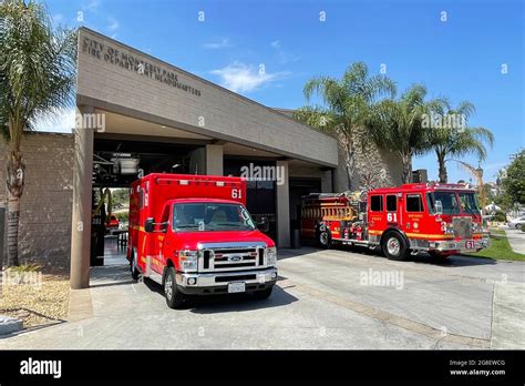 A General View Of The Monterey Park Fire Department Headquarters