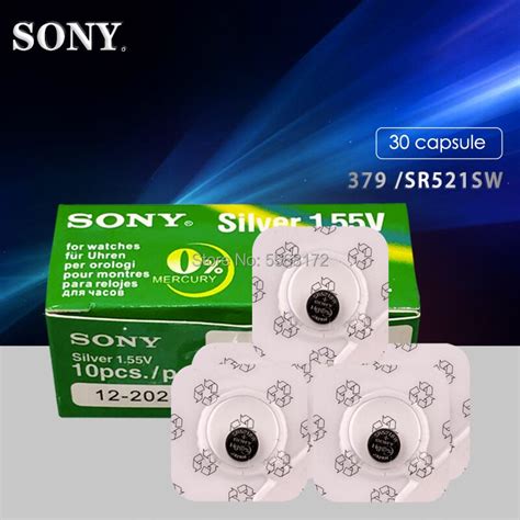 Batería de reloj SONY AG0 1 55 V V379 V520 280 59 GP379 SR63 AG0 618 JA