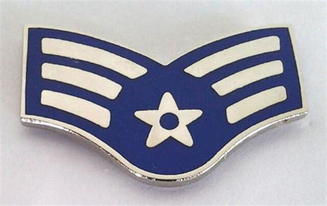 Us Air Force Rank E4 Airman Sr Military Rank Pin 14442 Ho Ebay