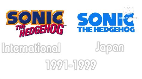 Sonic The Hedgehog Historical Logos Youtube