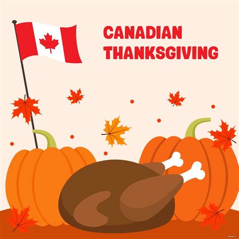 Canadian Thanksgiving Illustration in SVG, Illustrator, PSD, EPS, PNG ...