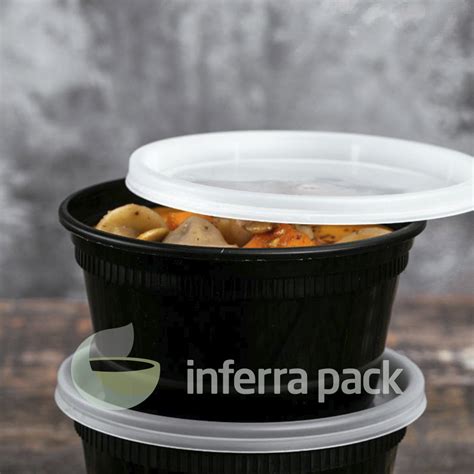 Купить Контейнер из полипропилена 375 мл ( для горячих и холодных блюд ...