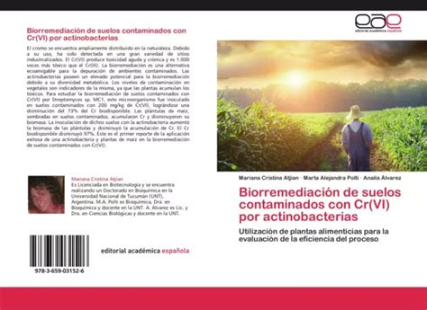 Biorremediaci N De Suelos Contaminados Con Cr Vi Por Actinobacterias