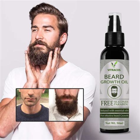 Herbal Beard Growth Oil For Men For Thicker And Longer Beard And Filing