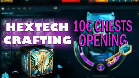 LEAGUE OF LEGENDS -- HEXTECH Chests opening #001 -- EPIC? Not really... - YouTube