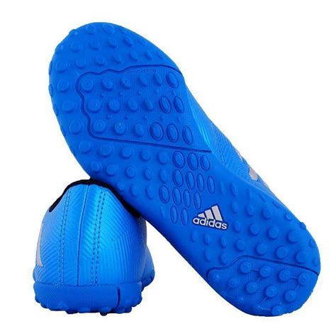 Chuteira Adidas Messi Tf Society Juvenil Azul Futfanatics