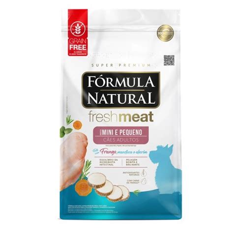 Fórmula Natural Super Premium Fresh Meat Cães Adultos Portes Mini e