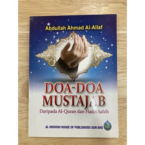 Buku Doa Doa Mustajab Daripada AL Quran Dan Hadis Sahih Shopee Malaysia