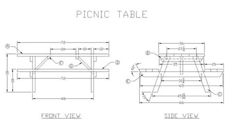 21 Wooden Picnic Tables: Plans and Instructions | Guide Patterns