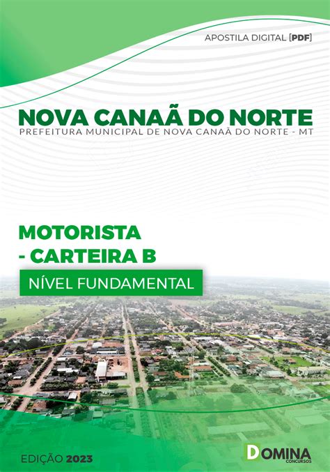 Apostila Pref Nova Cana Do Norte Mt Motorista Carteira B