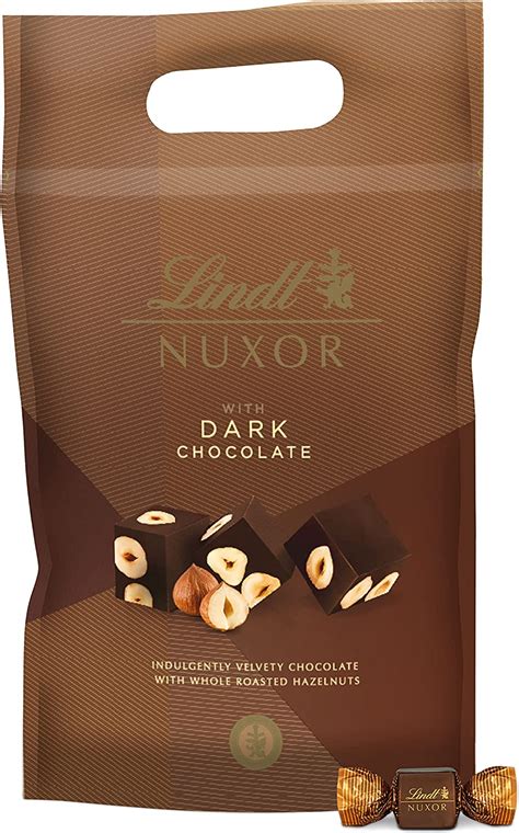 Lindt Maxi Sachet Nuxor Chocolat Noir Et Noisettes Enti Res G