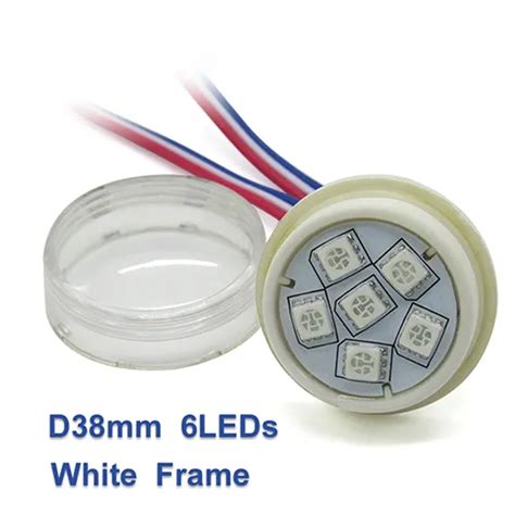 DC 12v 38mm 8leds Ucs1903 Rgb Led Module 5050 Smd Pixel Light Source