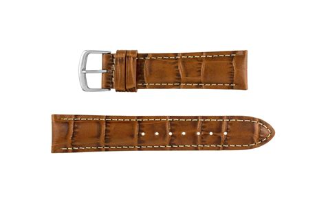 Hadley Roma Mens Black Genuine Italian Calfskin Watch Strap