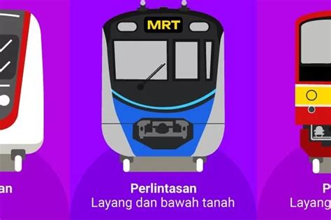 Ini Rupanya Perbedaan Antara Krl Mrt Dan Lrt Klik Pendidikan