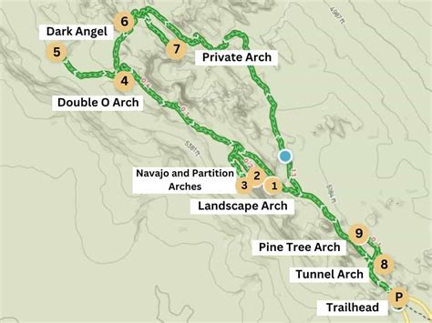 Arches Devils Garden Campground Map | Fasci Garden