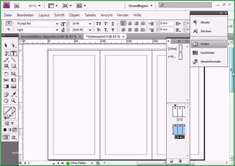Toll Vorlage Flyer Indesign Komplett Flyerdesign Im Faltformat