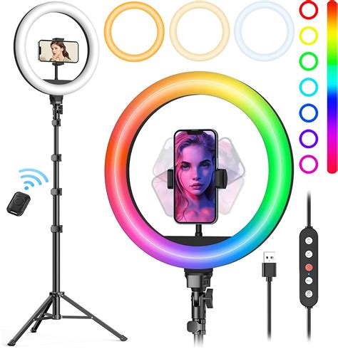 Weilisi 10 Selfie Ring Light With Tripod Stand 72 Tall Phone