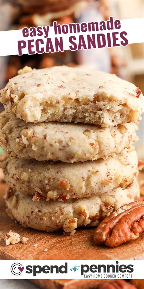 This Delicious Recipe For Crumbly Pecan Sandies Is Sure To Become A Favorite Dip In Powdered