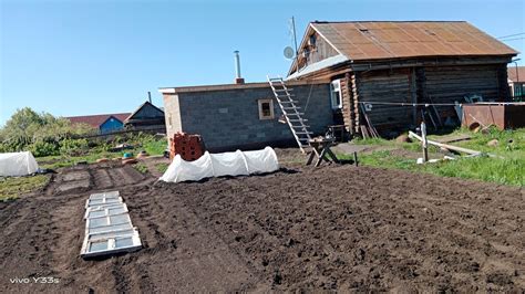 Жизнь в деревне Посылка от сестры Посадка картошки под лопату Russian Village Life Ogorod