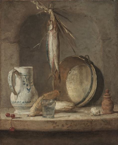 Stillleben Mit Heringen Von Jean Baptiste Simeon Chardin