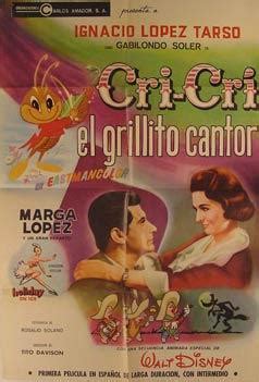 Cri Cri el Grillito Cantor Movie poster Cartel de la Película von