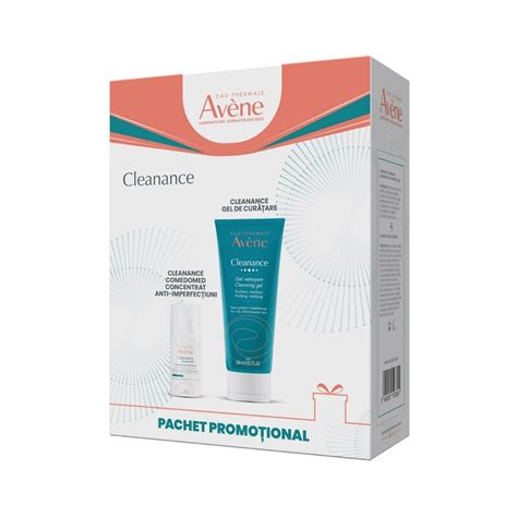 AVENE CLEANACE COMEDOMED 30ML GEL CURATARE 200ML PACHET PROMOTIONAL