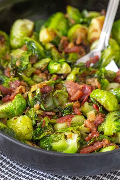 Maple Bacon Brussels Sprouts - stetted