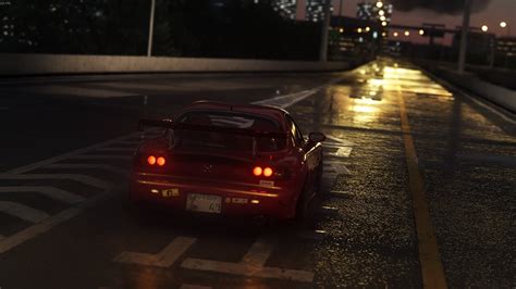 Assetto Corsa Mazda RX7 Japan Streets By Wildart89