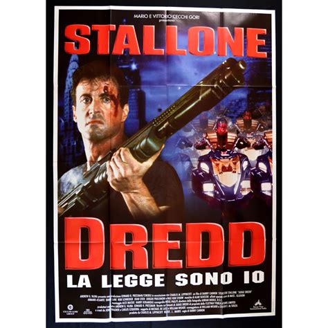 Manifesto Dredd La Legge Sono Io Sylvester Stallone M