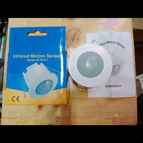 Jual Saklar Lampu Sensor Gerak Pir Switch Otomatis Motion Detector