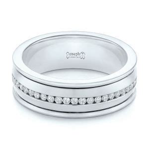 Men S White Gold Wedding Bands Seattle Bellevue Joseph Jewelry