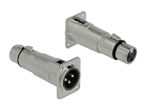 Delock Produkte Delock D Typ Modul Xlr Stecker Zu Xlr Buchse