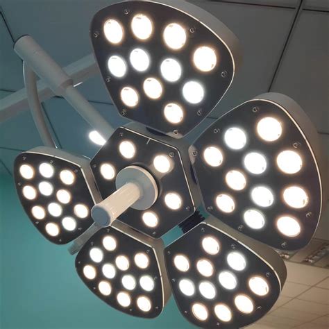 Medical Ceiling Mounted Operating Room Lamp LED Shadowless Surgical