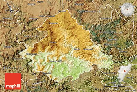 Physical Map Of Nkandla O Satellite Outside