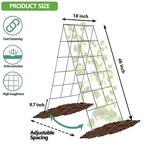 Snapklik Toriexon Foldable Cucumber Trellis 2 Pack 46 L X 18 W A