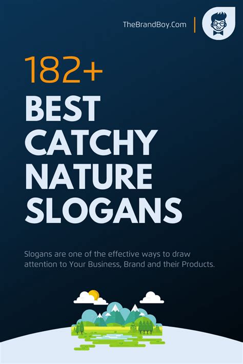 365+ Best Nature Slogans, Taglines, And Titles - thebrandboy.com