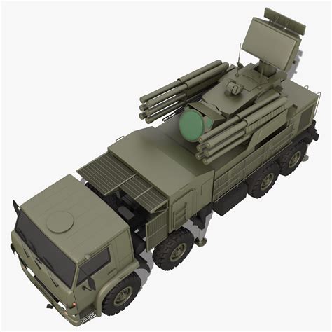 Sa Pantsir S Greyhound D Model Max Obj Fbx Free D