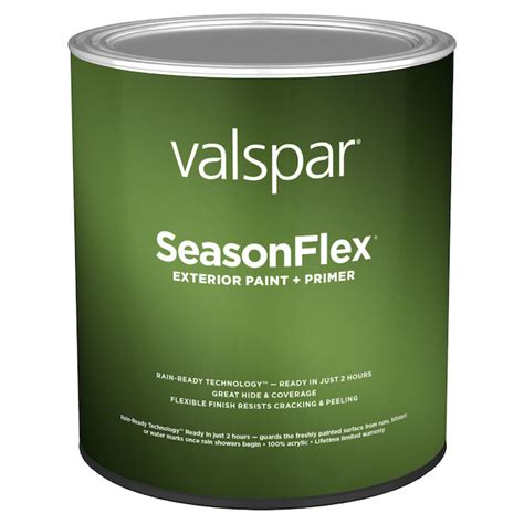 Valspar SeasonFlex Base 1 Ultra White Satin Exterior Tintable Paint