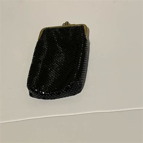 Whiting Davis Bags Vintage Black And Gold Whiting And Davis Mesh